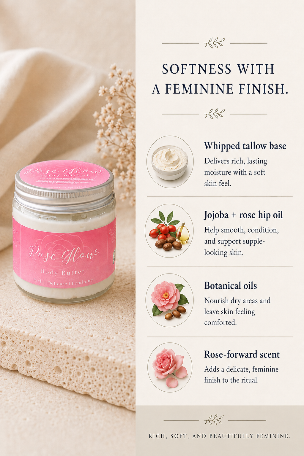 Rose Glow Body Butter