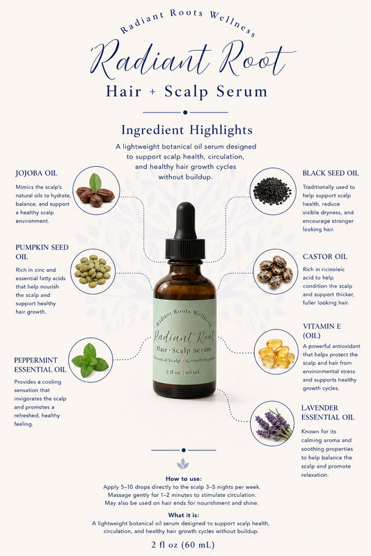 Radiant Root — close-up of amber gold scalp serum