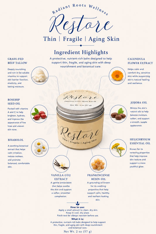 Radiant Restore — close-up of golden balm texture