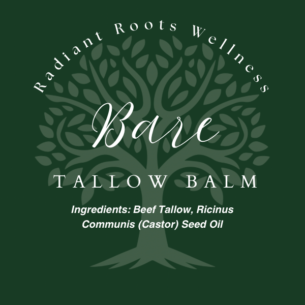 Bare Balm — Radiant Roots Wellness packaging detail