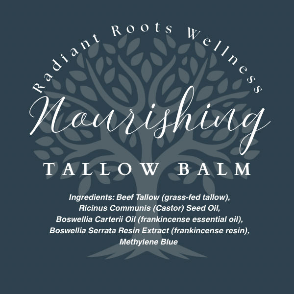 Nourishing Tallow Balm — small batch grass-fed tallow moisturizer