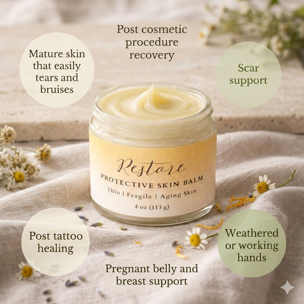 Radiant Restore — ingredient detail with arnica and calendula
